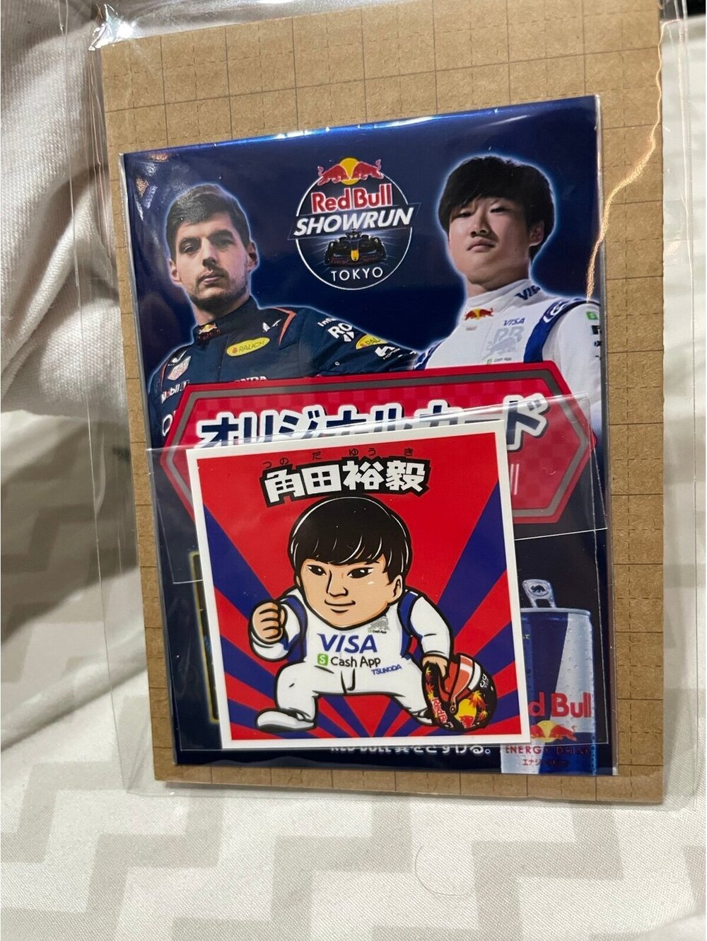 Yuki Tsunoda Sticker Redbull Run Tokyo Japan Exclusive (Not For Sale) +card